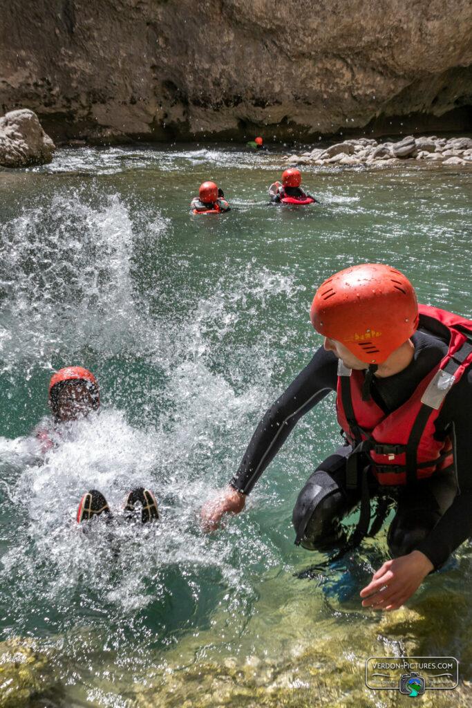 Canyoning dans les gorges du Verdon